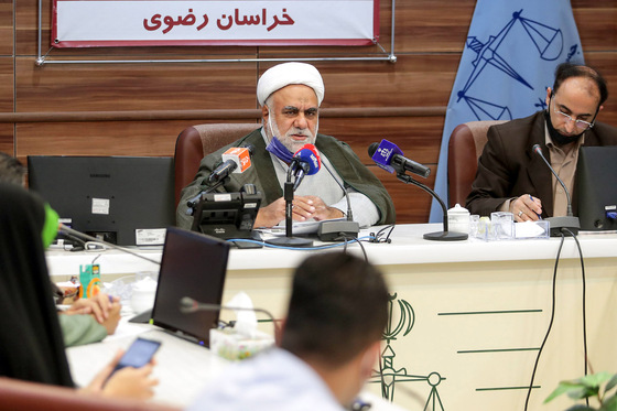 نشست خبری سرپرست مجتمع قضایی خانواده در مشهد‎