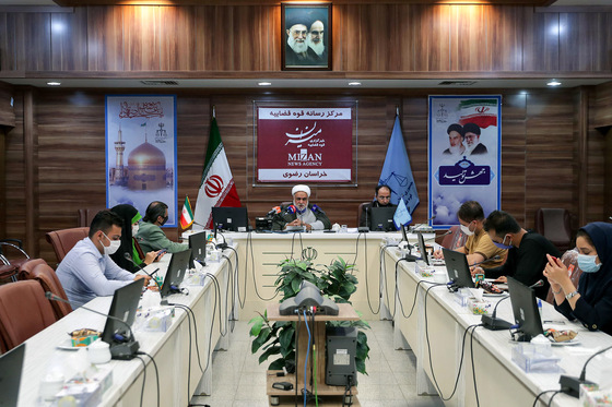 نشست خبری سرپرست مجتمع قضایی خانواده در مشهد‎