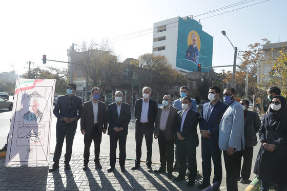 رونمایی از سردیس شهید محمود کاوه