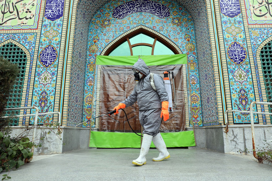 ضدعفونی مرکز توانبخشی شهید فیاض بخش