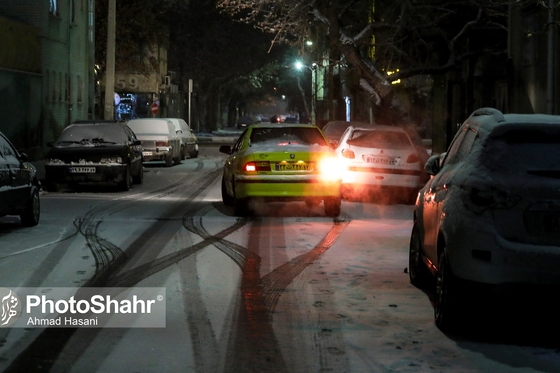 شب برفی مشهد
