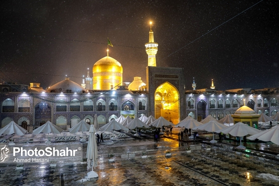 شب برفی مشهد