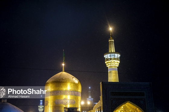 شب برفی مشهد
