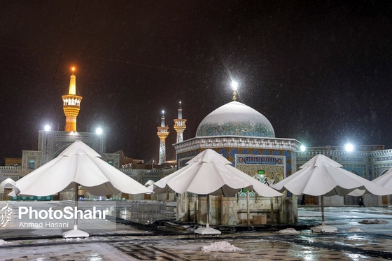 شب برفی مشهد