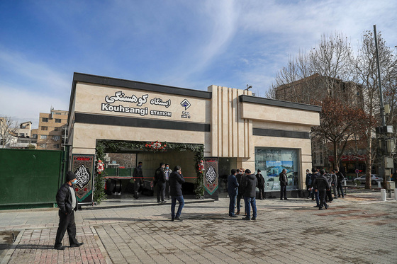 افتتاح دسترسی دوم ایستگاه کوهسنگی خط دو قطار شهری