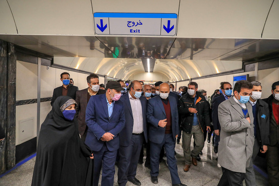 افتتاح دسترسی دوم ایستگاه کوهسنگی خط دو قطار شهری