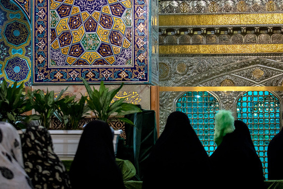روضه منوره و ضریح مطهر امام رضا (علیه السلام)