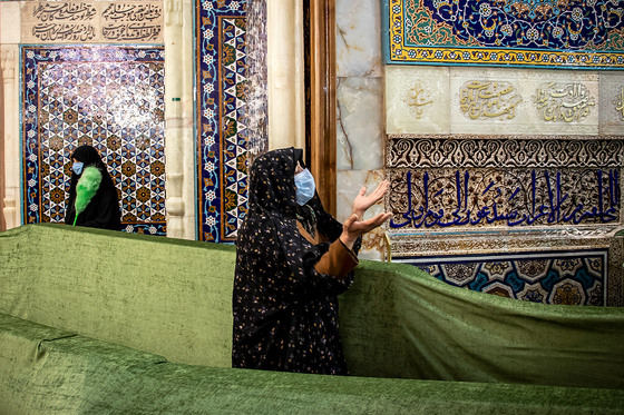 روضه منوره و ضریح مطهر امام رضا (علیه السلام)