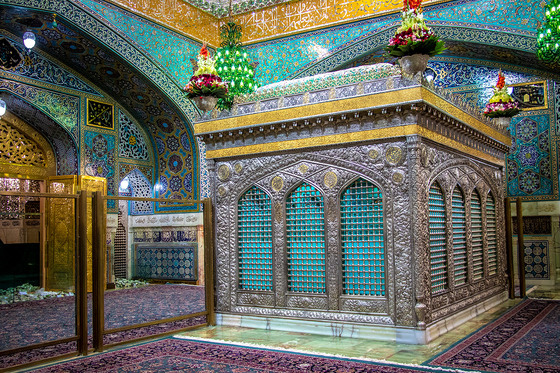 روضه منوره و ضریح مطهر امام رضا (علیه السلام)