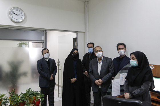 بازدید رئیس شورای اسلامی مشهد از مرکز ارتباطات مردمی 137 