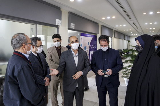 بازدید رئیس شورای اسلامی مشهد از مرکز ارتباطات مردمی 137 