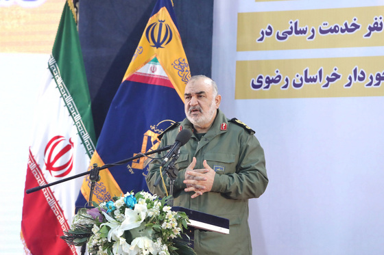 مراسم رونمایی از ۵۵٣١ پروژه سپاه پاسداران انقلاب اسلامی در حاشیه شهر مشهد