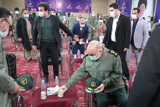 مراسم رونمایی از ۵۵٣١ پروژه سپاه پاسداران انقلاب اسلامی در حاشیه شهر مشهد