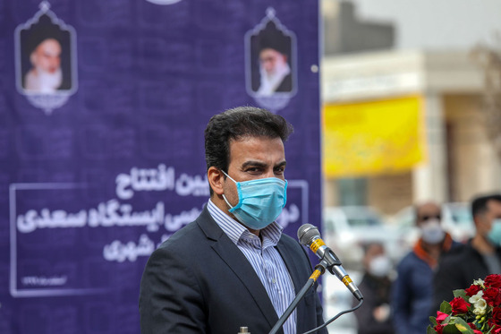 آیین افتتاح دسترسی اصلی ایستگاه سعدی خط ۲ قطار شهری 
