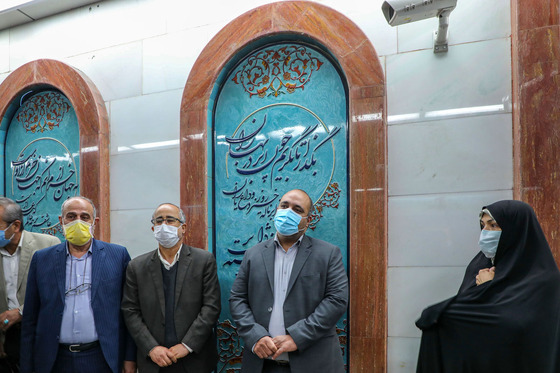 آیین افتتاح دسترسی اصلی ایستگاه سعدی خط ۲ قطار شهری 