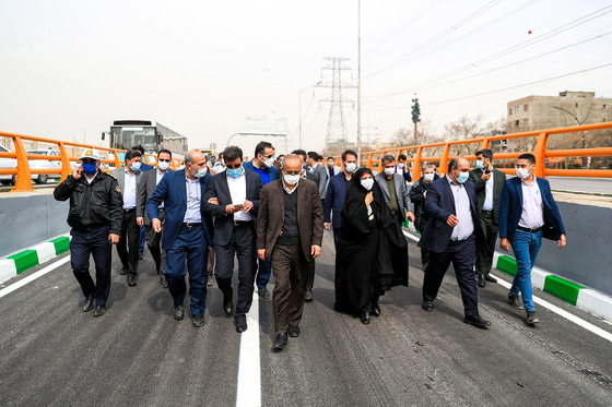 افتتاح دوربرگردان غیرهمسطح شهید برونسی‎