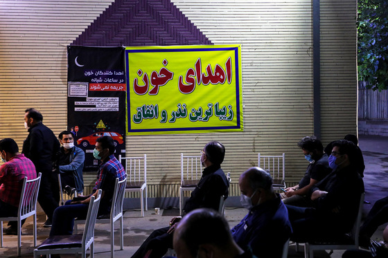 اهدای خون در دومین شب قدر در مشهد‎