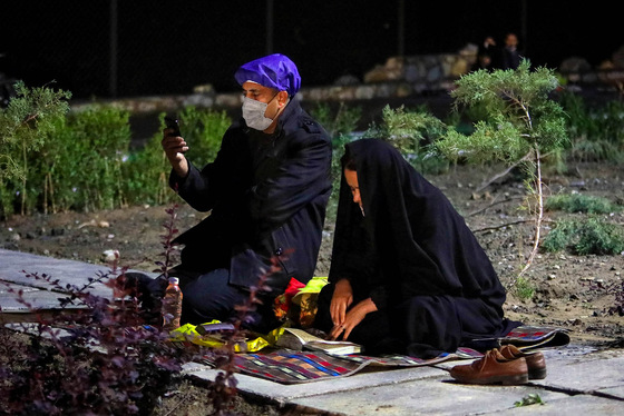 مراسم احیاء شب بیست و سوم رمضان در کوه پارک مشهد