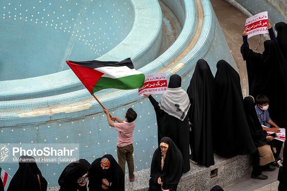 تجمع مردم مشهد در حمایت از مردم مظلوم فلسطین