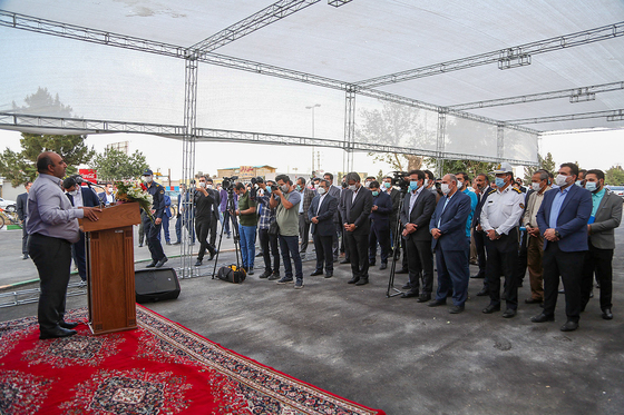 آیین افتتاح بلوار مهدیه با حضور شهردار مشهد