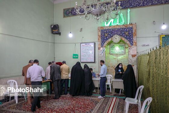 انتخابات 1400 در مساجد و مدارس مشهد