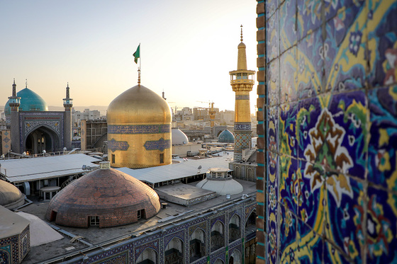 آیین نقاره نوازی حرم مطهر رضوی در آستانه میلاد امام رضا(ع)