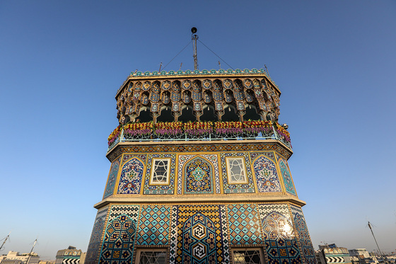 آیین نقاره نوازی حرم مطهر رضوی در آستانه میلاد امام رضا(ع)