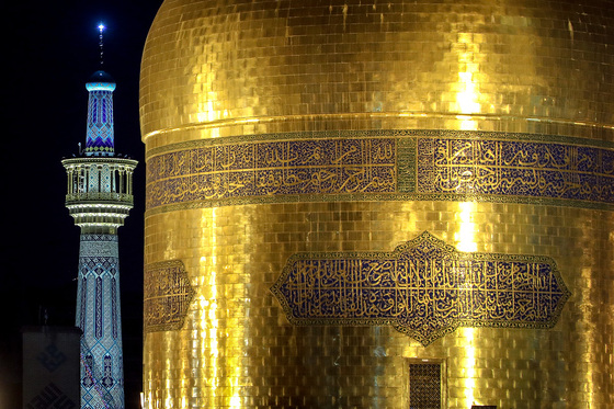آیین نقاره نوازی حرم مطهر رضوی در آستانه میلاد امام رضا(ع)