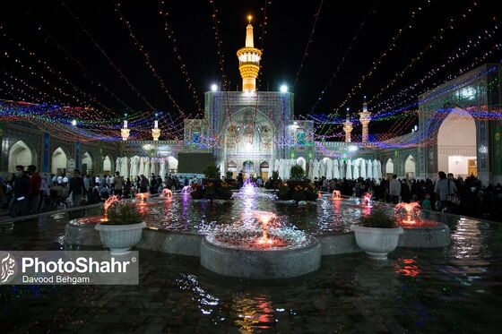 حال و هوای مشهد در شب میلاد امام رضا (ع)