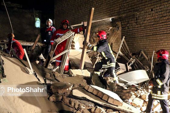 انفجار شدید یک ساختمان مسکونی در بلوار فاطمیه مشهد