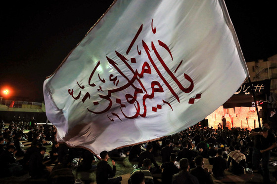 عزاداری شب هفتم ماه محرم در ورزشگاه تختی مشهد