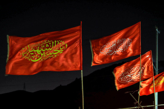 عزاداری شب تاسوعا در کوه پارک مشهد