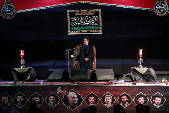 عزاداری شب تاسوعا در کوه پارک مشهد