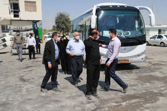 بازدید اعضای شورای اسلامی شهر مشهد از خطوط قطار شهری مشهد