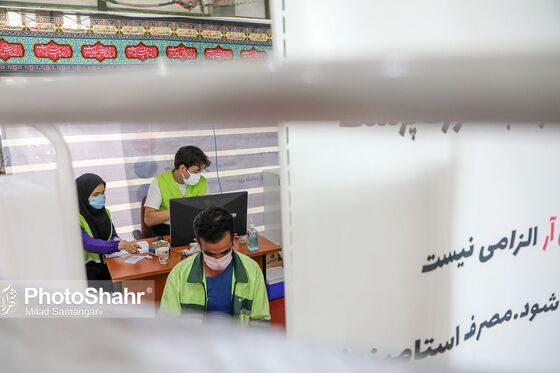 واکسیناسیون نیروهای خدمات‌شهری در مشهد