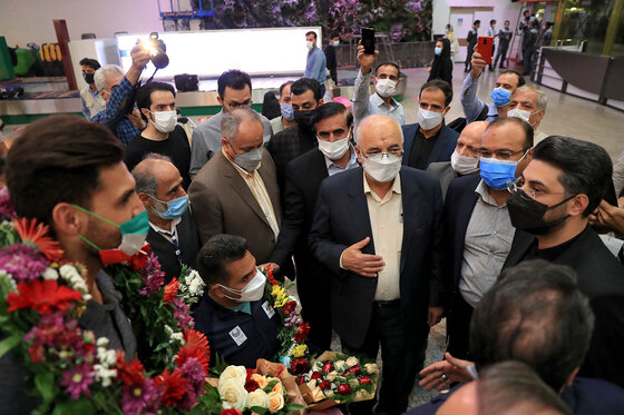 استقبال از سه عضو کاروان پارالمپیک کشور در مشهد