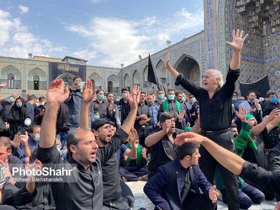 عزاداری روز شهادت امام رضا علیه اسلام در مشهد