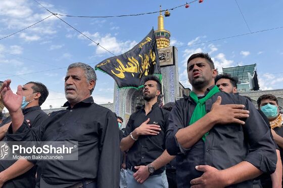 عزاداری روز شهادت امام رضا علیه اسلام در مشهد