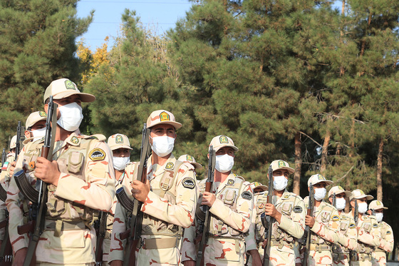 آیین دانش‌آموختگی مرزبانان خراسان رضوی