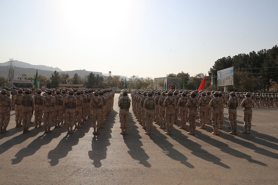 آیین دانش‌آموختگی مرزبانان خراسان رضوی