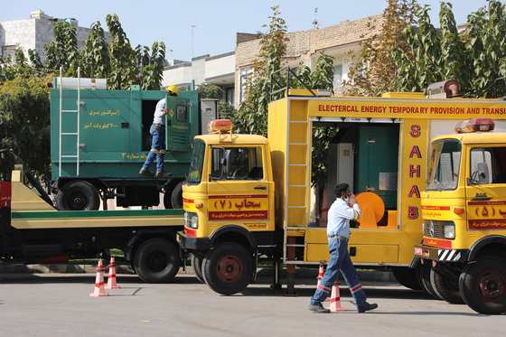 رزمایش مشترک مدیریت سیستم های برق اضطراری مشترک شهرداری و شرکت توزیع برق مشهد 