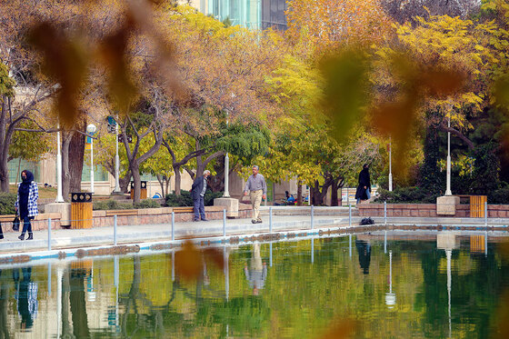 طبیعت پاییزی بوستان های مشهد