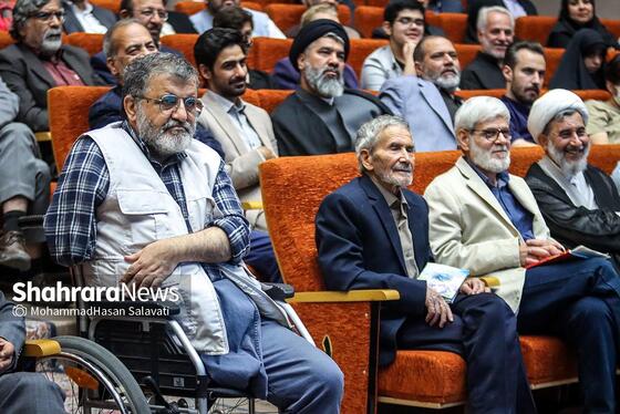 گزارش تصویری | آیین نکوداشت مجید نظافت‌یزدی و ابوطالب مظفری در مشهد