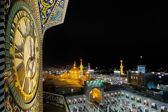  مراسم تحویل سال 1401 در حرم مطهر رضوی