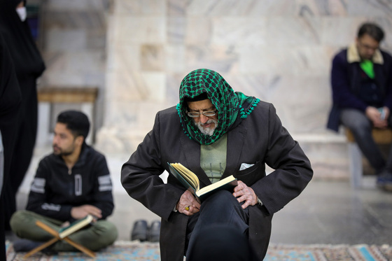 مراسم ترتیل‌خوانی قرآن کریم در حرم مطهر رضوی