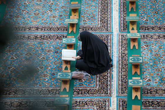 مراسم ترتیل‌خوانی قرآن کریم در حرم مطهر رضوی