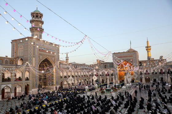 مراسم ترتیل‌خوانی قرآن کریم در حرم مطهر رضوی