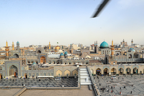 تصاویر هوایی از شهر مشهد و حرم مطهر رضوی