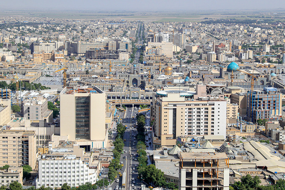 تصاویر هوایی از شهر مشهد و حرم مطهر رضوی