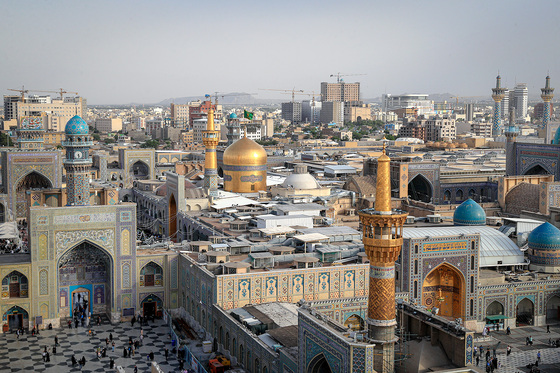 تصاویر هوایی از شهر مشهد و حرم مطهر رضوی